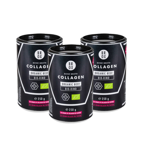 3-Monatsvorrat: Kollagen Pulver (3x 250g)